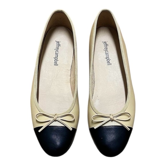 Jeffery Campbell two tone ballet flats